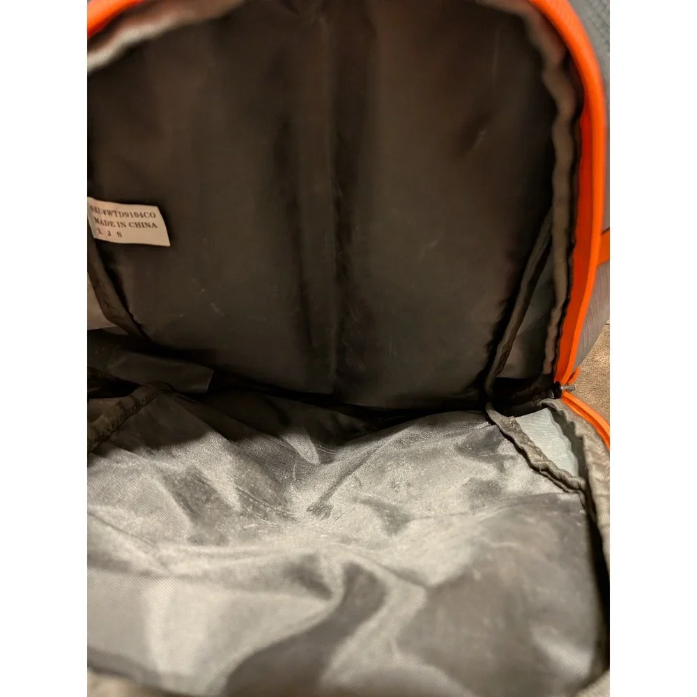 DeMarini Voodoo Baseball Softball Equipment Backpack Grey Orange WTD9104CO
